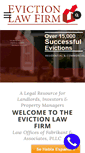Mobile Screenshot of evictionlawfirm.com